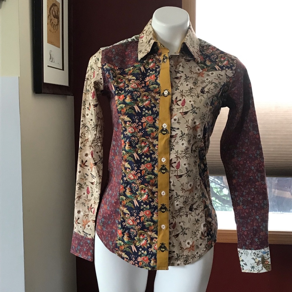🏇 Dover Saddlery  Multi-Printed Button Down Shirt